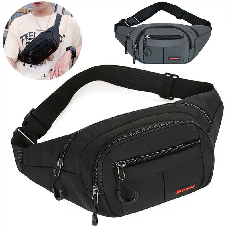 Women'S Xl Bags - حقيبة خصر جديدة للرجال والنساء، متعددة