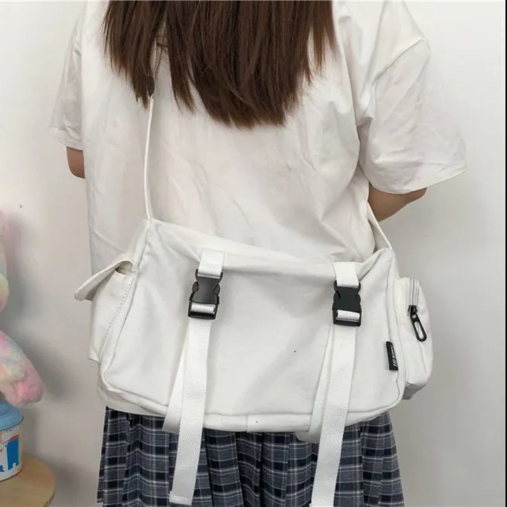Women'S Tote Bags Designer - حقيبة كروس سوداء مع جيوب للنساء