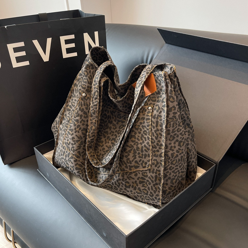 حقيبة يد بنمط الفهد، حقيبة كتف - مراجعة Women'S Work Bags Tote وسعره