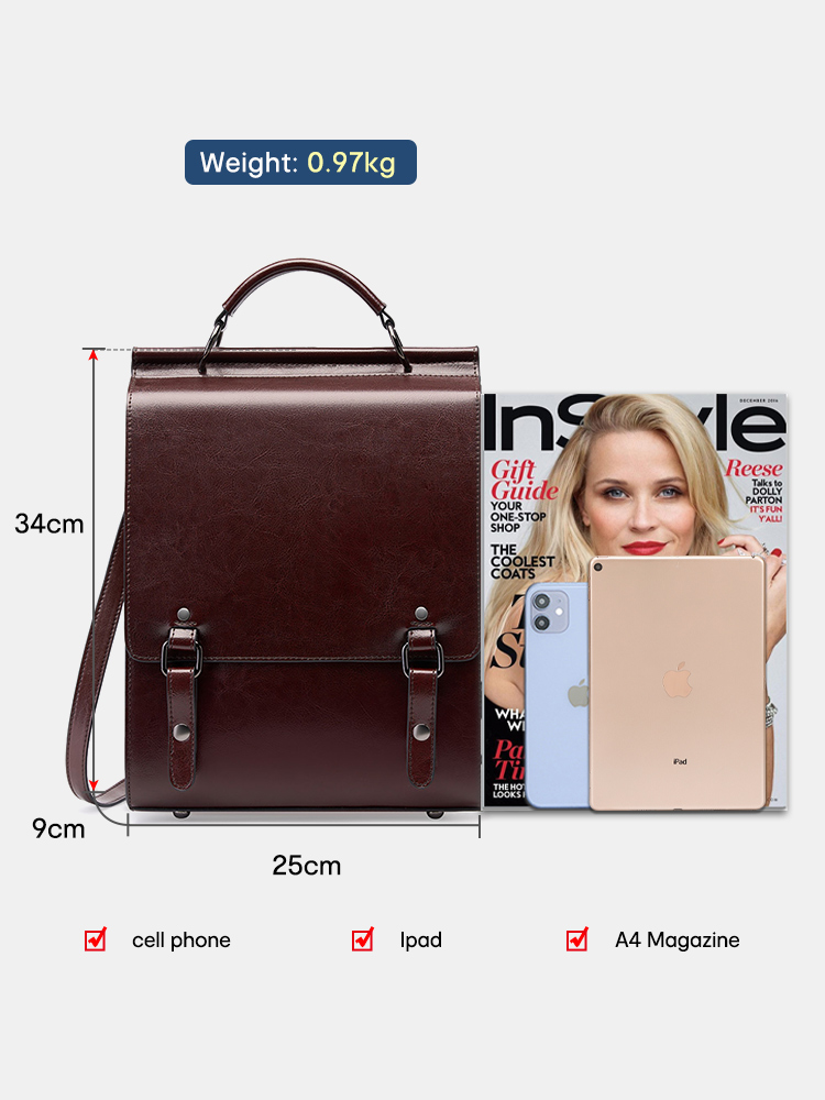 حقيبة ظهر نسائية عصرية من Zenc - مراجعة Women Bags For Office وسعره