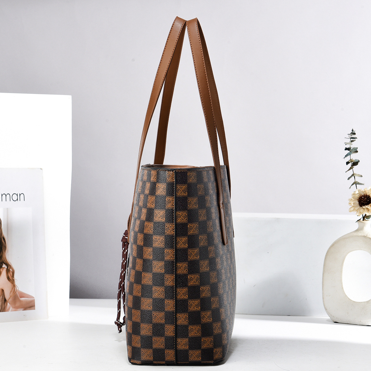 حقائب يد من جلد البولي يوريثان - مراجعة Women'S Work Bags Tote وسعره