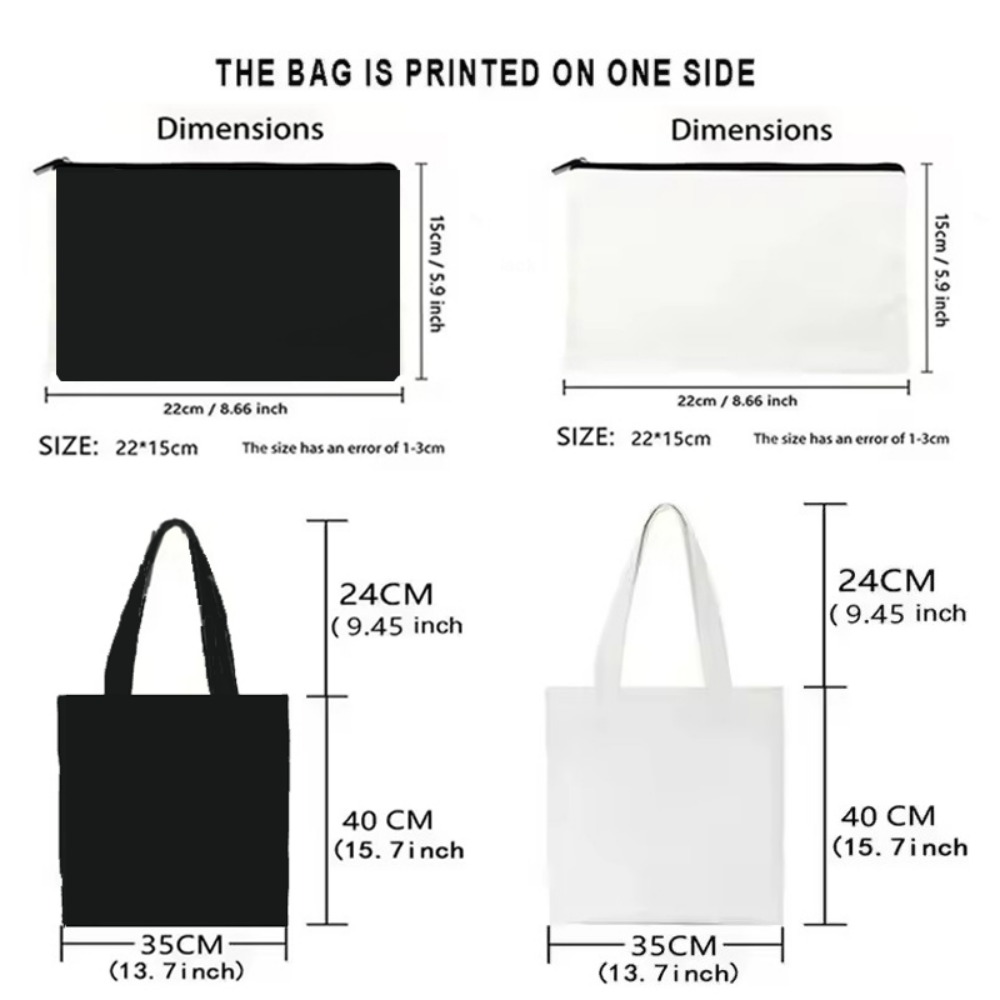 حقيبة يد قماشية بتصميم فني لصو - مراجعة Shopper Tote Canvas وسعره