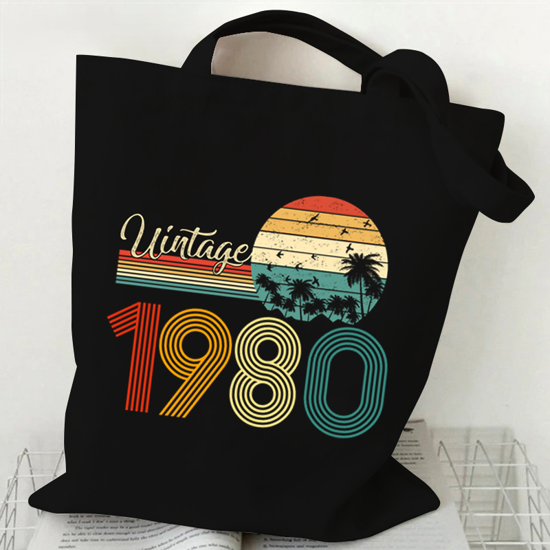 خمر 1984 حمل حقيبة خمر 1980 ~  - مراجعة Shopper Tote Canvas وسعره