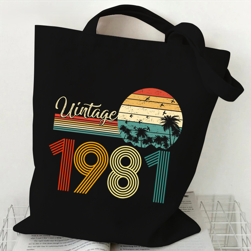 خمر 1984 حمل حقيبة خمر 1980 ~  - مراجعة Shopper Tote Canvas وسعره