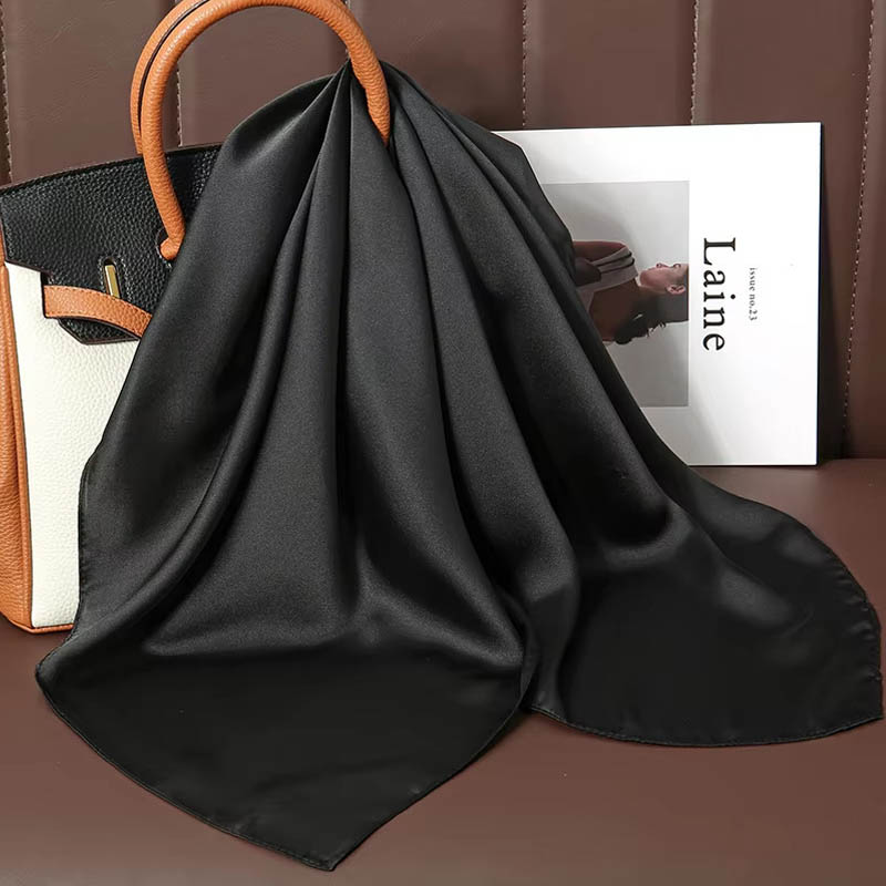 الفاخرة بلون الحرير وشاح مربع  - مراجعة Women Bags For Office وسعره