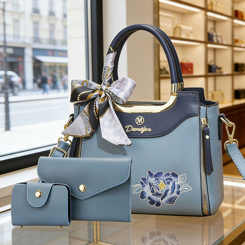 مجموعة حقائب يد مطرزة عالية ال - مراجعة Women Bags For Office وسعره
