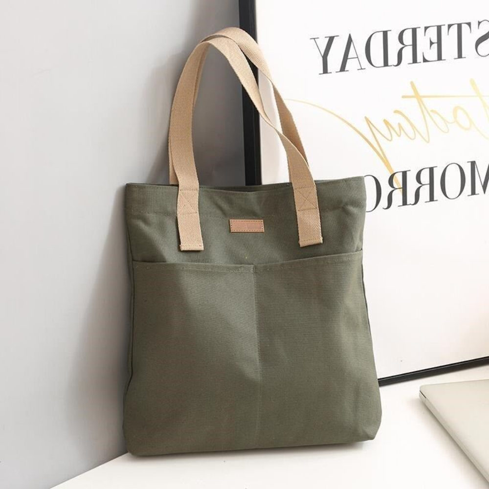 حقيبة يد نسائية قماشية كبيرة ا - مراجعة Shopper Tote Canvas وسعره
