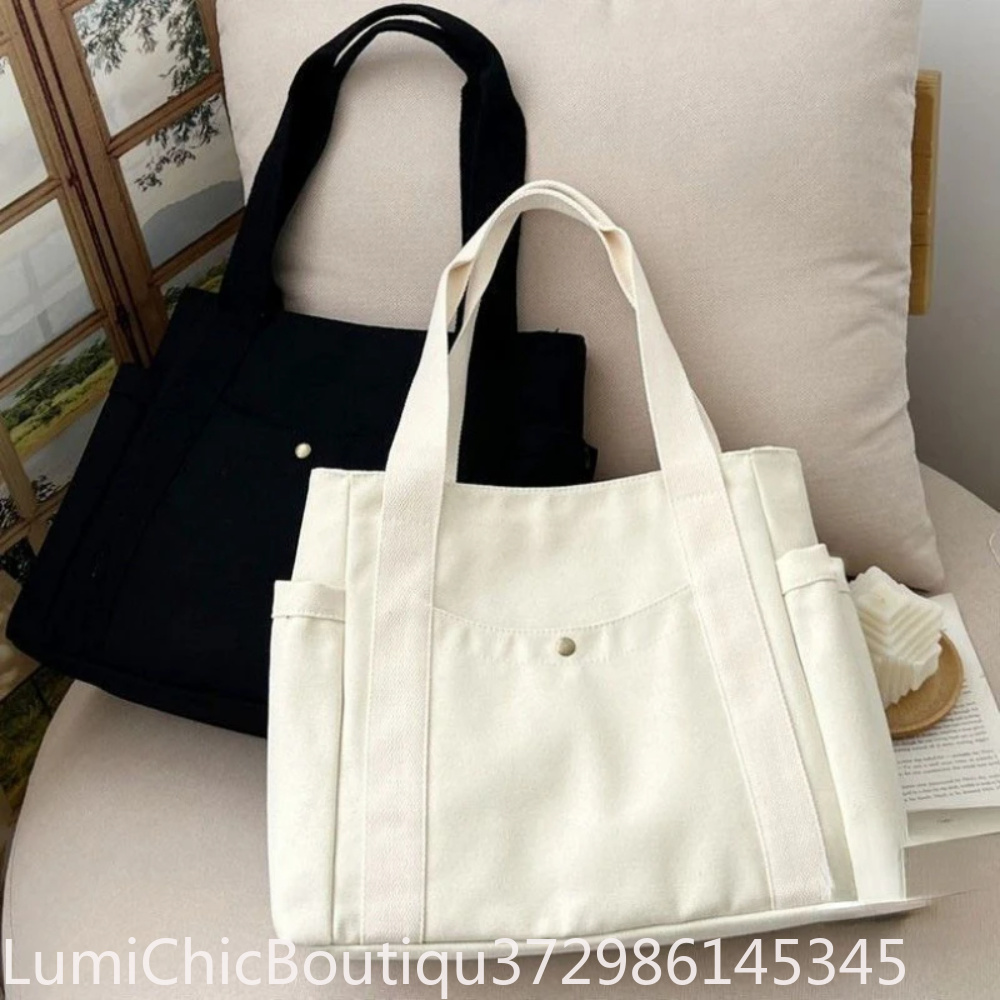 حقيبة قماشية كبيرة السعة بتصمي - مراجعة Women Bags College وسعره