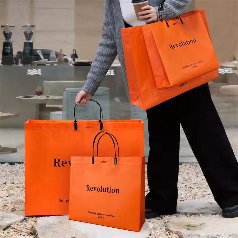 10 قطع من حقائب التسوق البرتقا - مراجعة Women Bags For Eid وسعره