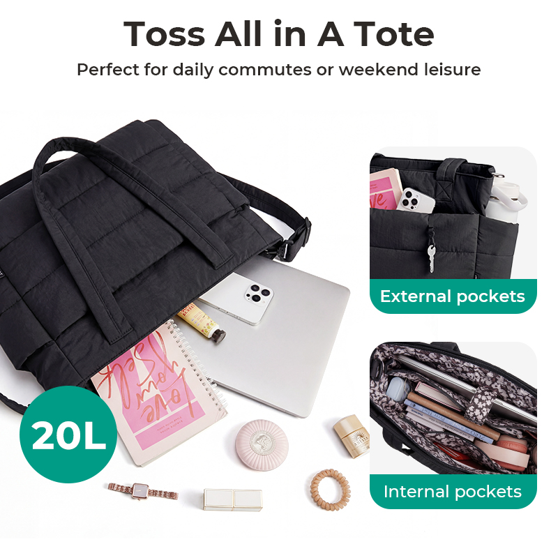 حقيبة نسائية من BAGSMART ذات س - مراجعة Women'S Work Bags Tote وسعره