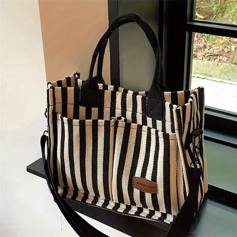حقيبة متقاطعة مع الجسم قماشية  - مراجعة Shopper Tote Canvas وسعره