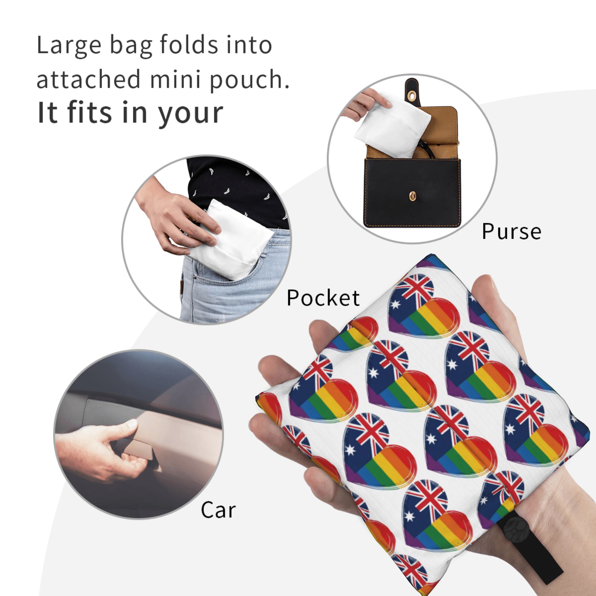 حقيبة تسوق على شكل قلب للمثليي - مراجعة Women Bags Australia وسعره