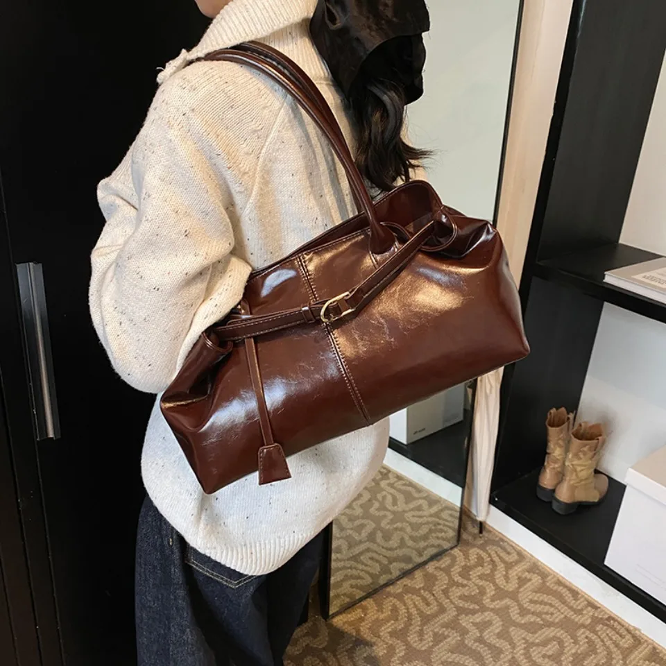 الشتاء النفط بولي Leather الجل - مراجعة Women'S Work Bags Tote وسعره