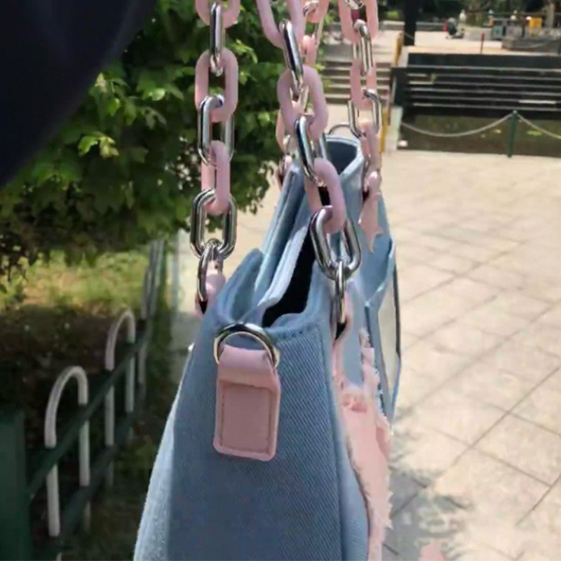حقيبة كتف نسائية من الدنيم بتص - مراجعة Women'S Tote Bags Designer وسعره