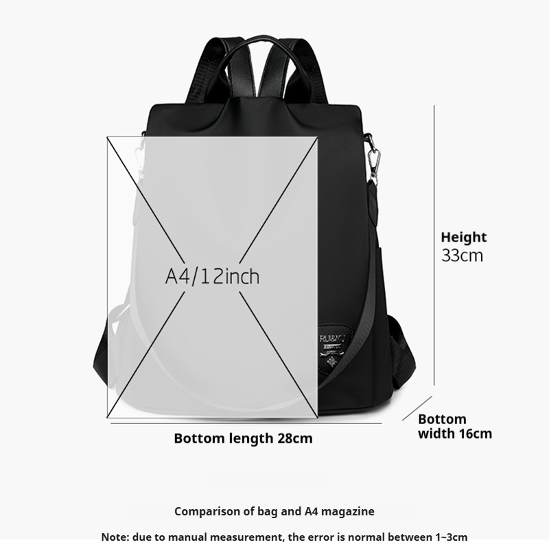 حقيبة ظهر نسائية مضادة للسرقة  - مراجعة Women'S Xl Bags وسعره