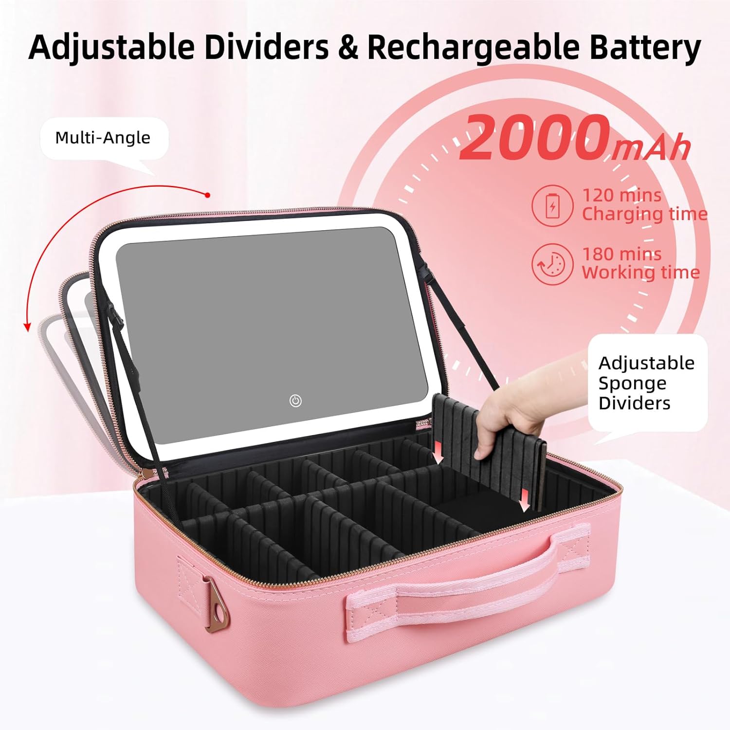حقيبة مكياج كبيرة السعة 15''×1 - مراجعة Women'S Xl Bags وسعره